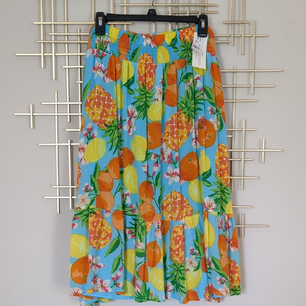 New York & Company Fruit Skirt